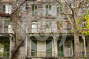 Ramshackle house