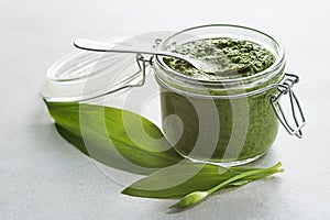 Ramson or wild garlic pesto