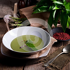 Ramsons Asparagus Soup