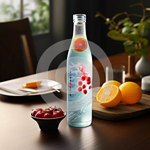 Ramune Drink Bottle with Marble Inside