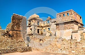 Rana Kumbha Palace at Chittor Fort. Rajastan State of India photo
