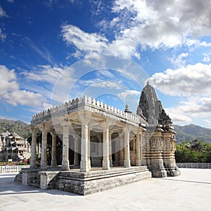 Ranakpur hinduism temple in india