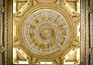 Ranakpur Jain Temple dome ceiling