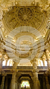 Ranakpur Jain Temple inner dome