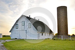 Ranch Barn and silo photo