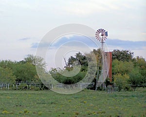 Windmill, Goliad, Texas photo