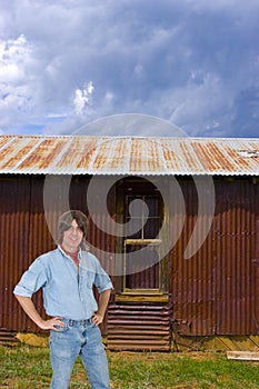 Ranch Hand Man Worker, Farmer or Laborer