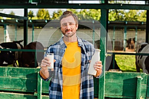 Rancher in shirt looking at camera