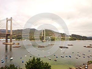 Rande bridge in Vigo, Spain