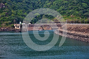 The Randenigala Dam is a large dam at Rantembe, in the Central Province of Sri Lanka photo