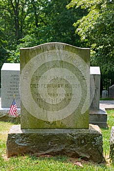 Randolph family tombstone