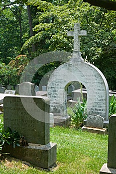 Randolph family tombstone in private Monticello Graveyard, Charlottesville, Virginia, home of Thomas Jefferson