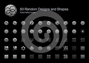 Random Abstract Design Icons Set