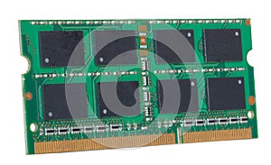 Random access memory card for installing in a computer