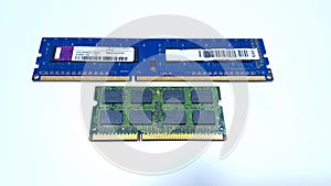 Random access memory or RAM, processor