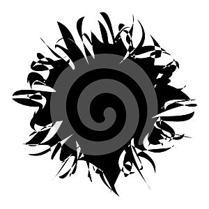 Random amorph, amorphous shape, element vector