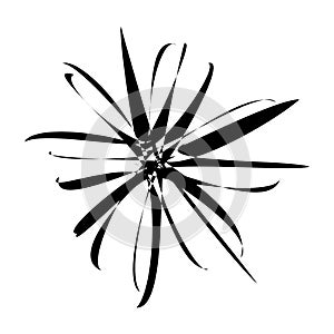 Random amorph, amorphous shape, element vector