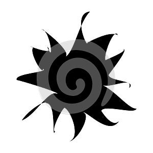 Random amorph, amorphous shape, element vector