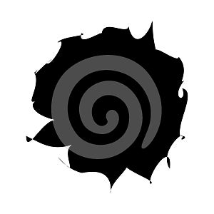 Random amorph, amorphous shape, element vector