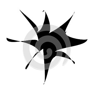 Random amorph, amorphous shape, element vector