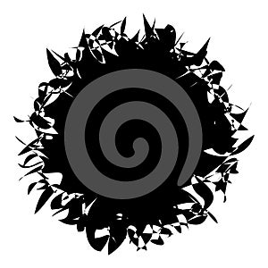 Random amorph, amorphous shape, element vector