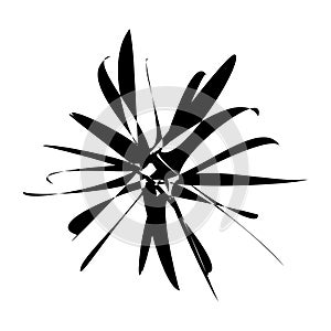 Random amorph, amorphous shape, element vector