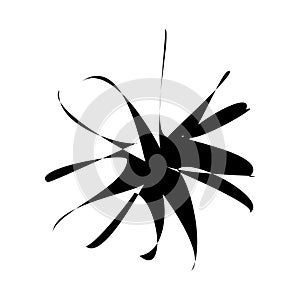 Random amorph, amorphous shape, element vector