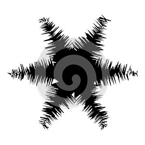 Random amorph, amorphous shape, element vector