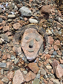 Random Beachcombing Beach Art