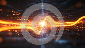 Random Bitstream from Qubit Source | Verified Unpredictability in Wave Lines