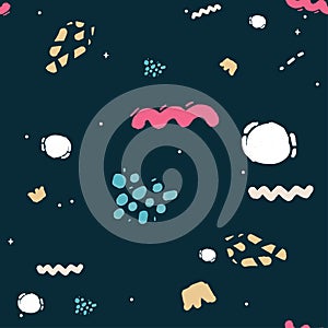 Random blob organic pattern spot shape. Amorphous ink blob geometric round pattern
