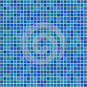 Random blue seamless tiles