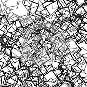Random chaotic lines abstract grayscale texture / pattern