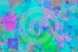 Random circle, square. Surface, old, template & bubble.