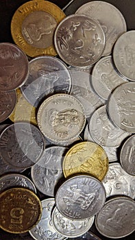 Random Coins with Indian currency