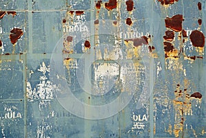 Random collage or rusty wall background texture