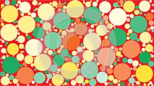 Random color circles background