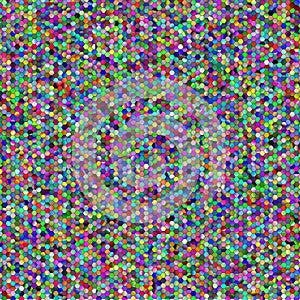 Random colored hexagons
