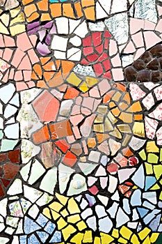 Random colored tiles