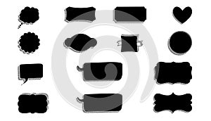 Chat Boxes - Sroller Designs - Comic Speech Bubbles