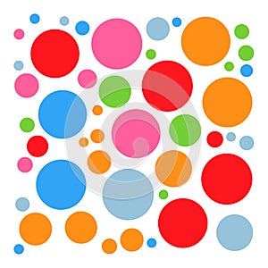 Random dots, circles, specles illustration. Dotted design element