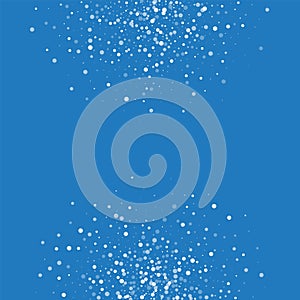 Random falling white dots.