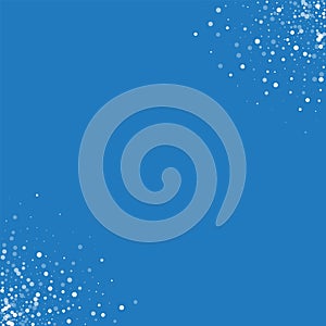 Random falling white dots.