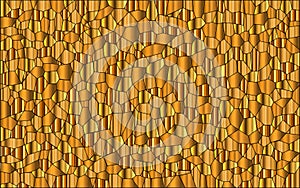 Random Gold Mosaic Background