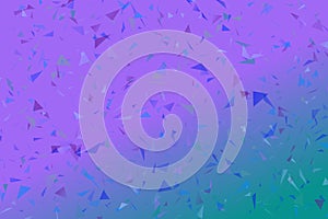 Random gradient abstract triangle particle landing page background