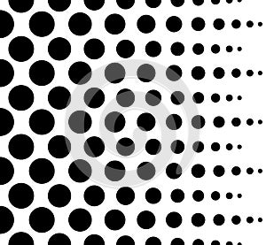 Random halftone, pointillism pattern - Irregular dots abstract m