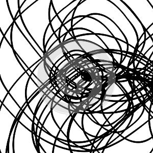 Random intersecting lines abstract pattern / texture. Geometric photo