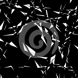 Random mosaic. Irregular cobblestone geometric pattern. Tessellating stonework, brickwork texture