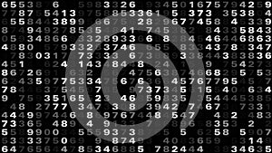 Random numbers on black computational algorithm for data science, information design, and data analysis in numerical code