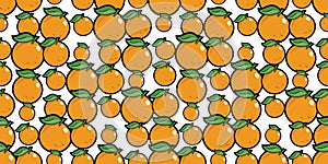 Random oranges seamless repeat background